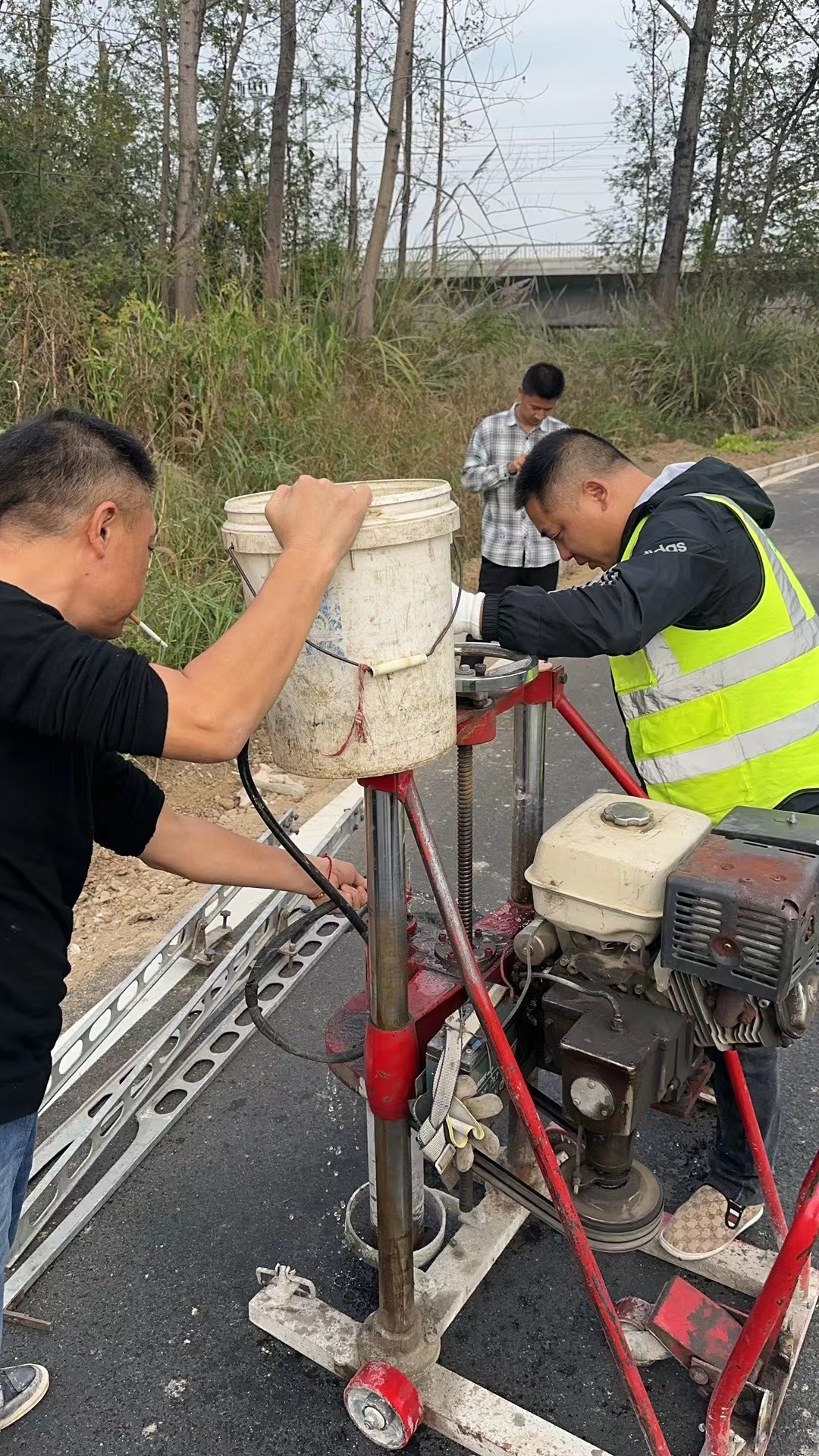 潛山雙車(chē)道升級改造工程檢測